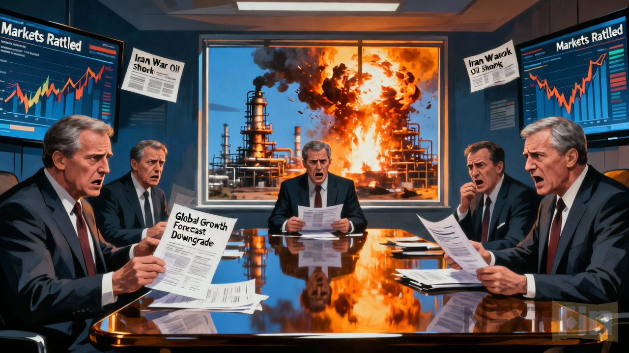 Washington Meetings Confront Global Growth Downgrade as Iran War Oil Shock Rattles Markets