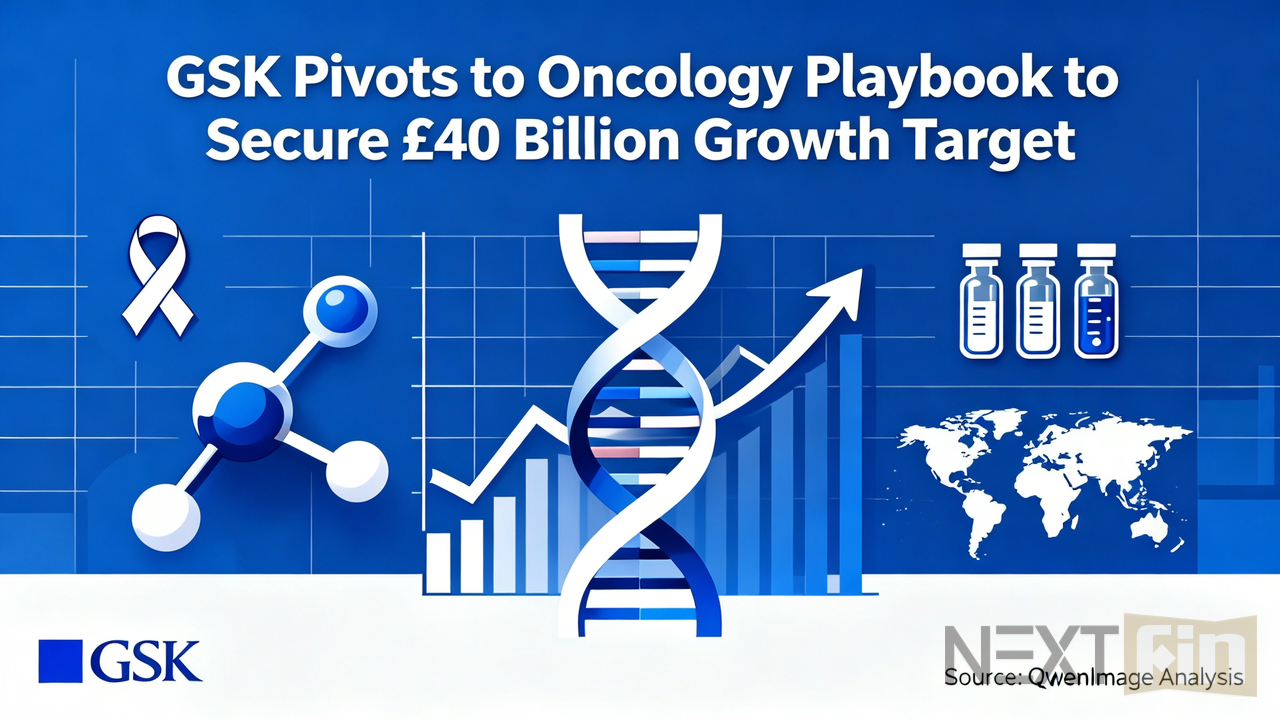 GSK Pivots to Oncology Playbook to Secure £40 Billion Growth Target