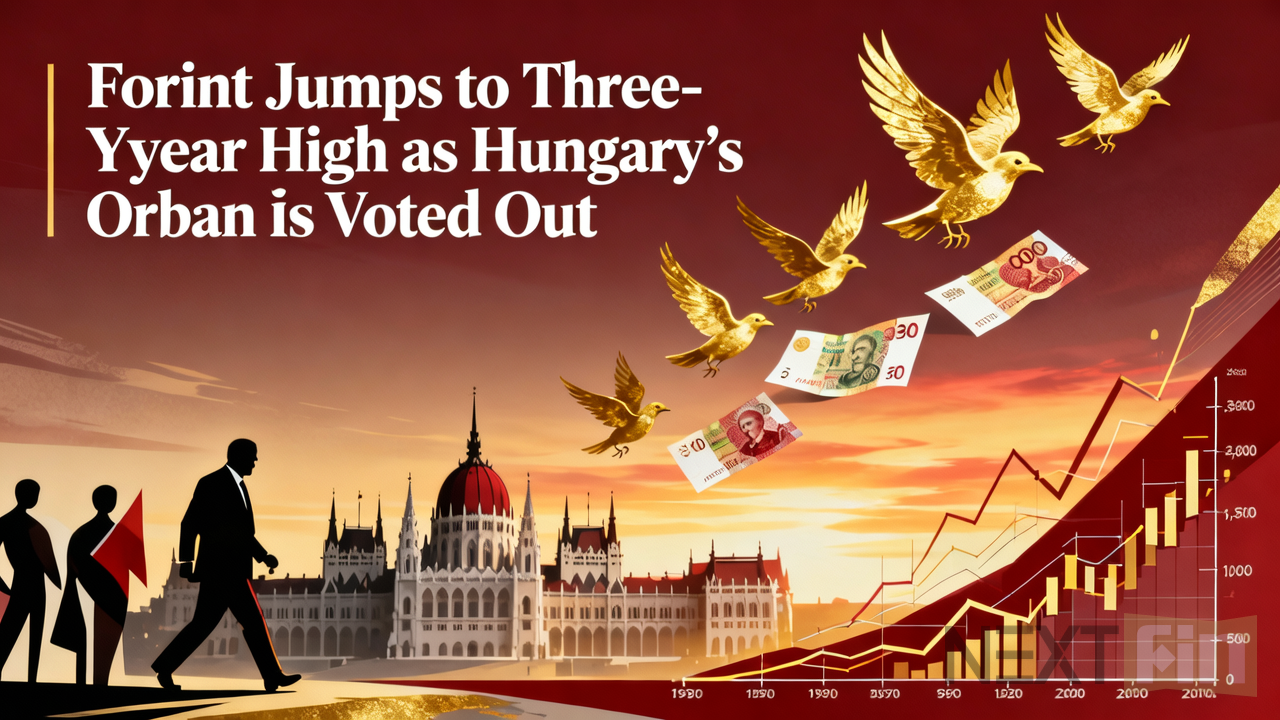 Forint Jumps to Three-Year High as Hungary’s Orban Is Voted Out