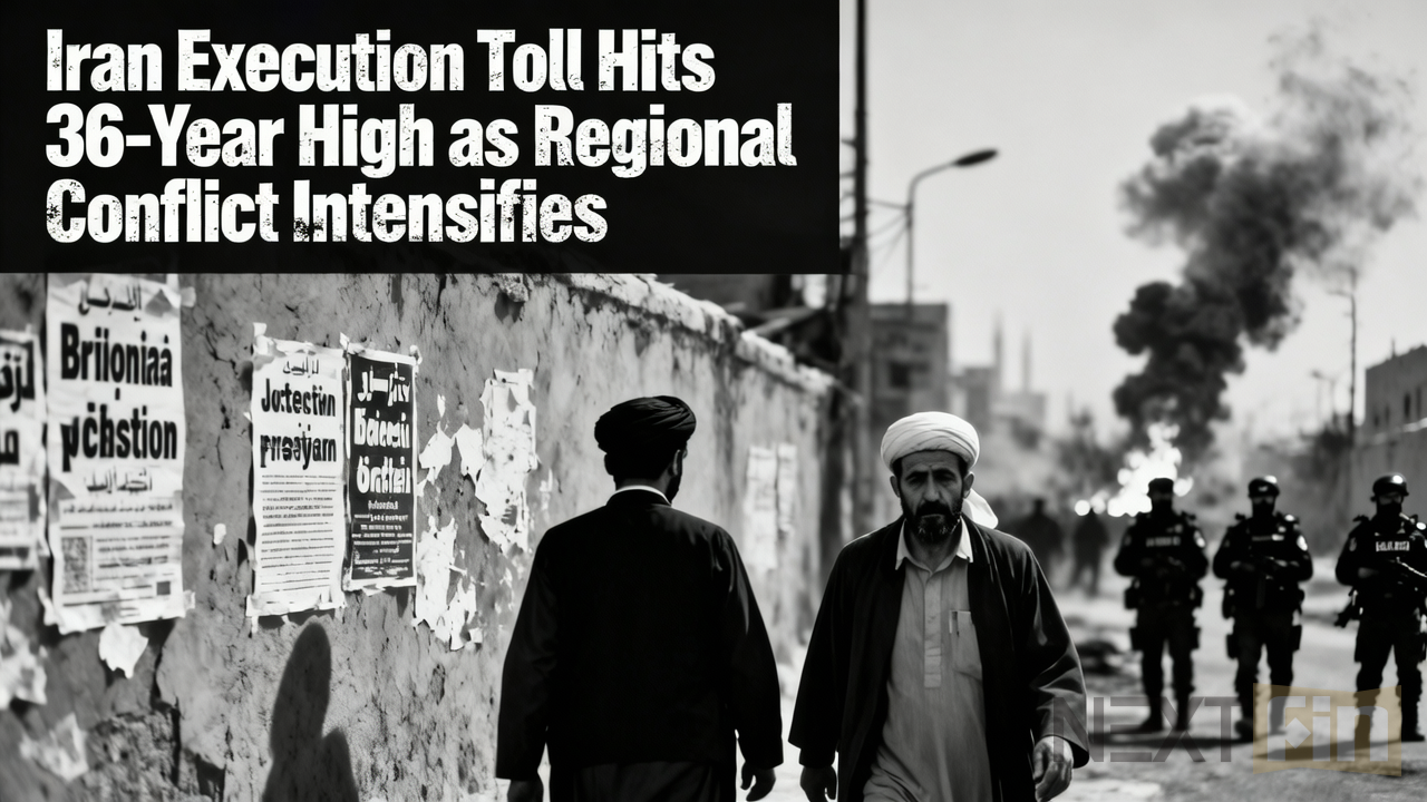 Iran Execution Toll Hits 36-Year High as Regional Conflict Intensifies