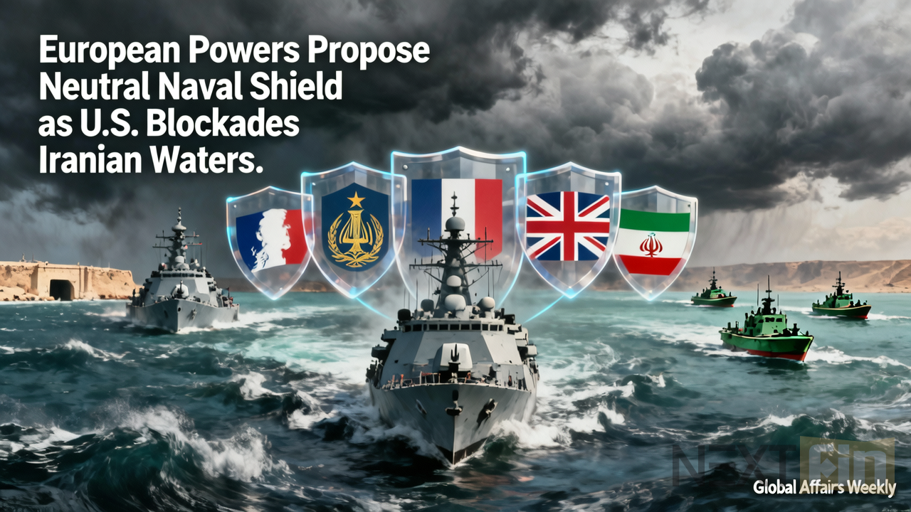 European Powers Propose Neutral Naval Shield as U.S. Blockades Iranian Waters
