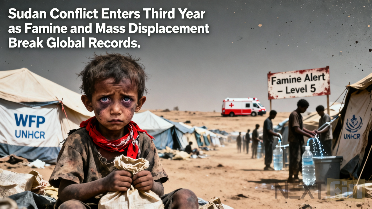 Sudan Conflict Enters Third Year as Famine and Mass Displacement Break Global Records