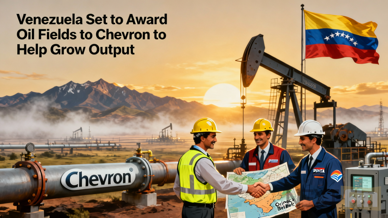 Venezuela Set to Award Oil Fields to Chevron to Help Grow Output