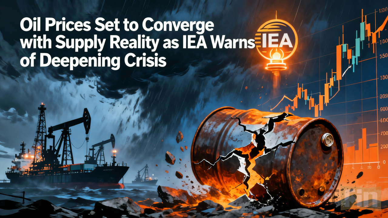 Oil Prices Set to Converge with Supply Reality as IEA Warns of Deepening Crisis
