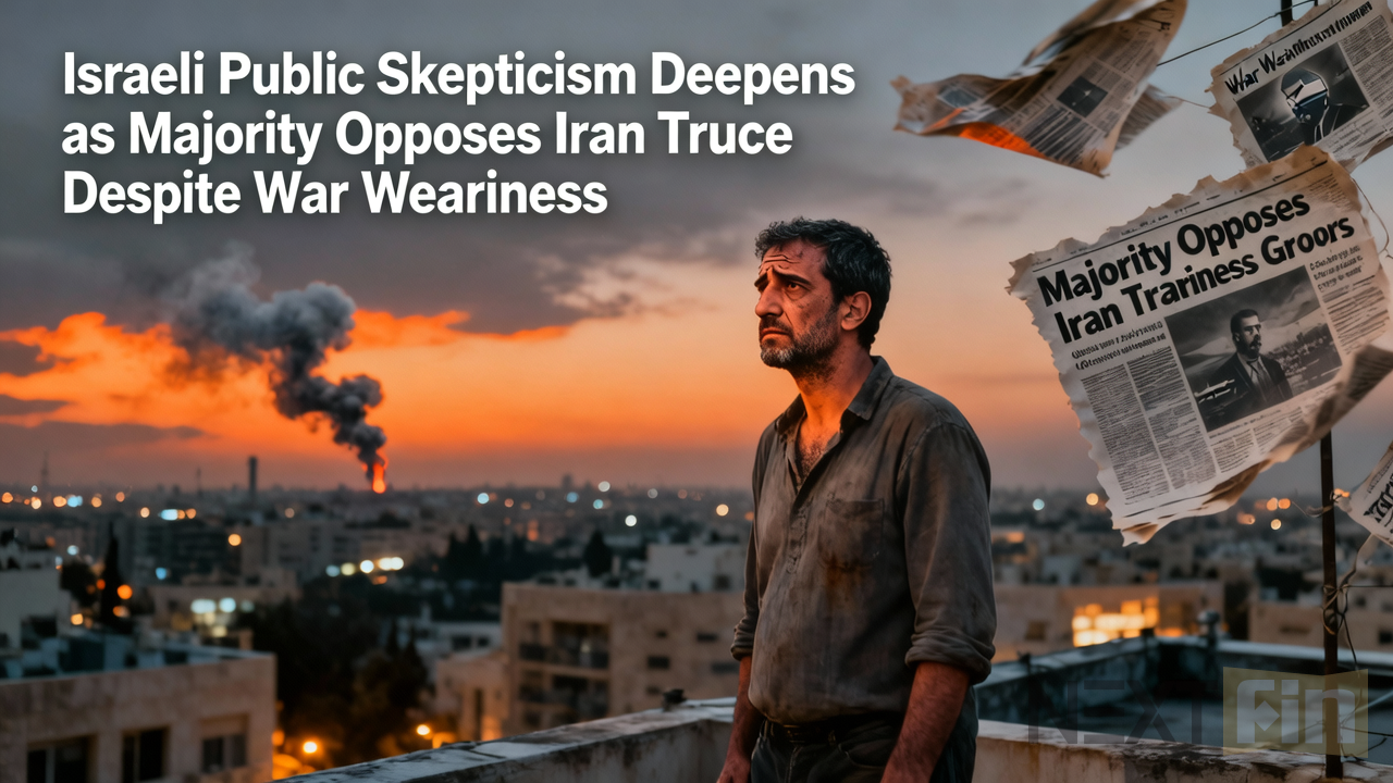 Israeli Public Skepticism Deepens as Majority Opposes Iran Truce Despite War Weariness