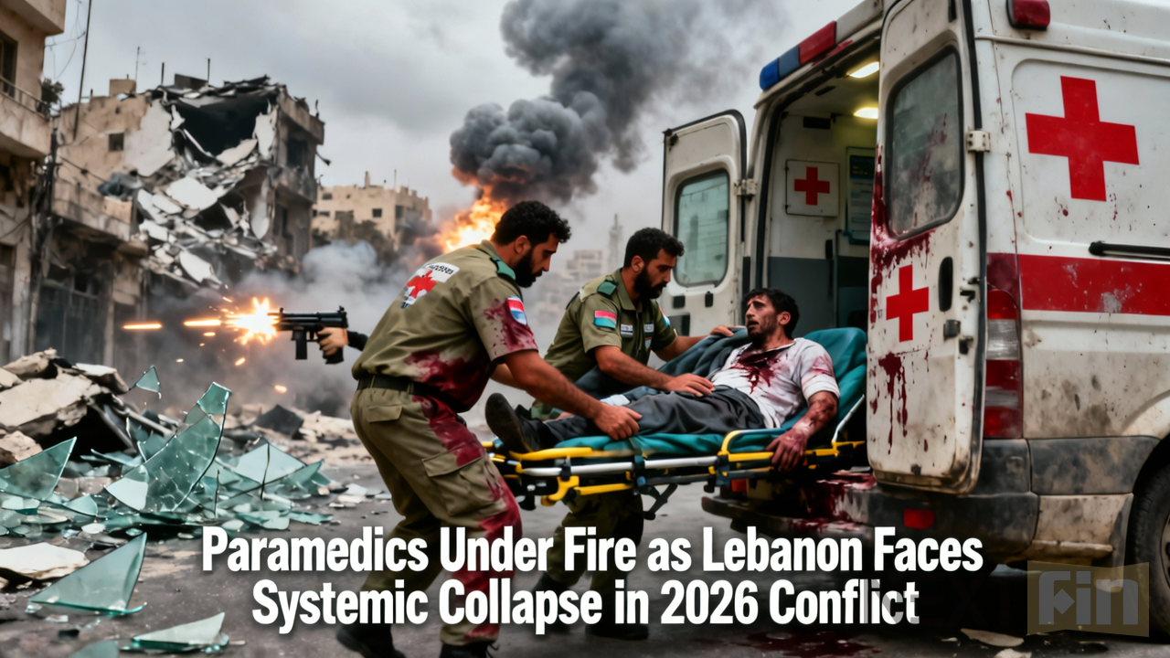 Paramedics Under Fire as Lebanon Faces Systemic Collapse in 2026 Conflict