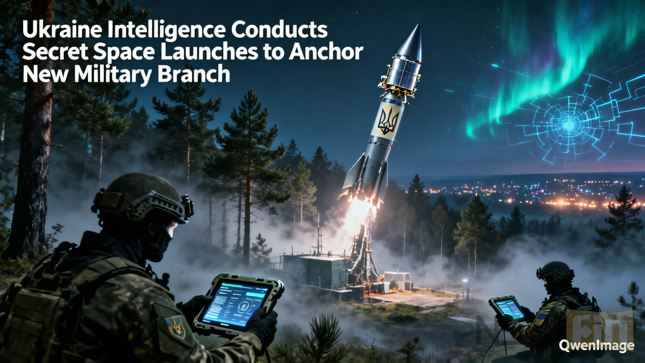 Ukraine Intelligence Conducts Secret Space Launches to Anchor New Military Branch