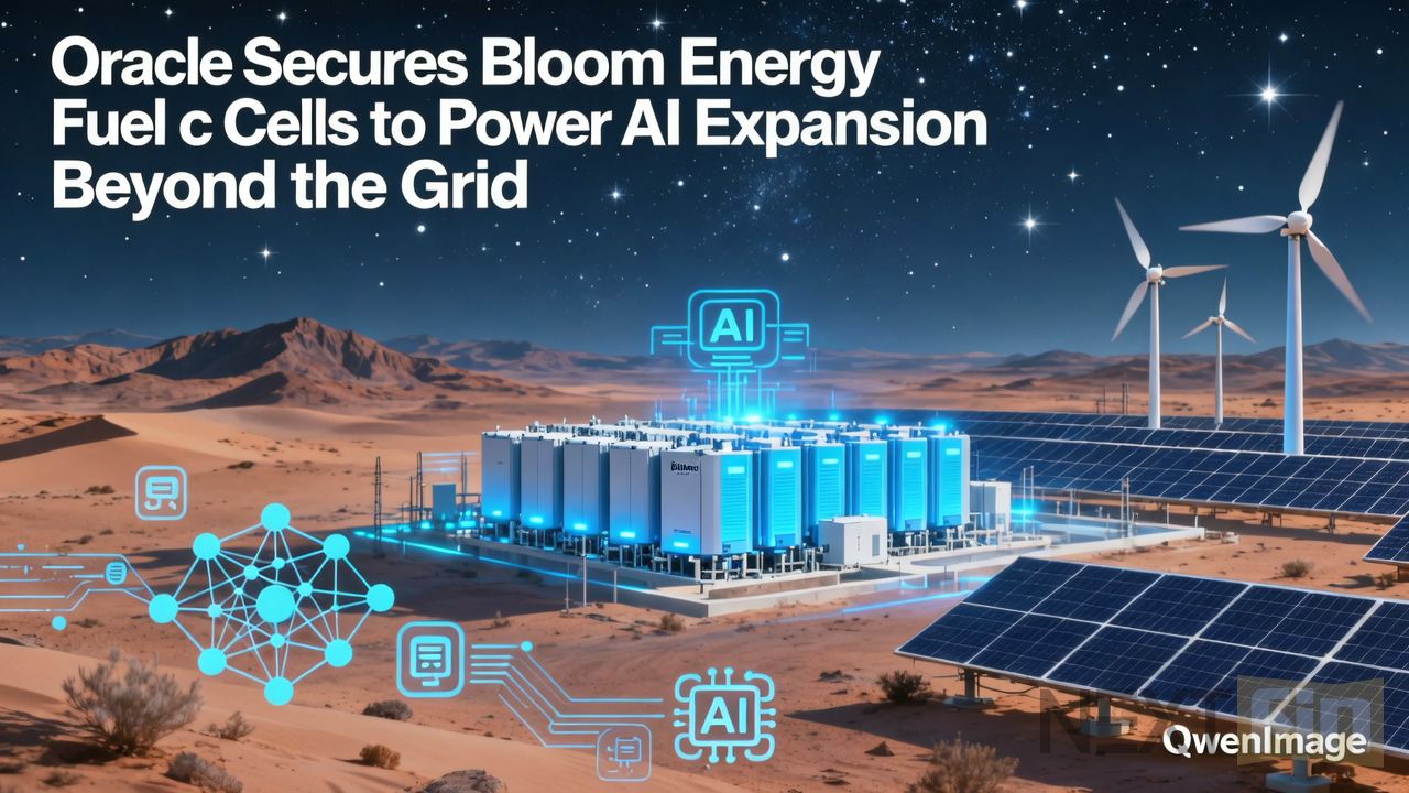 Oracle Secures Bloom Energy Fuel Cells to Power AI Expansion Beyond the Grid