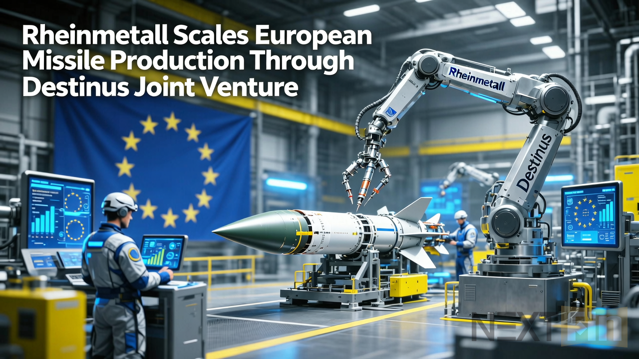 Rheinmetall Scales European Missile Production Through Destinus Joint Venture