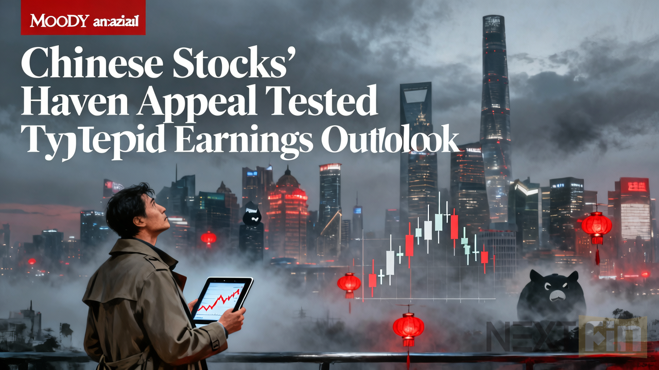 Chinese Stocks’ Haven Appeal Tested by Tepid Earnings Outlook