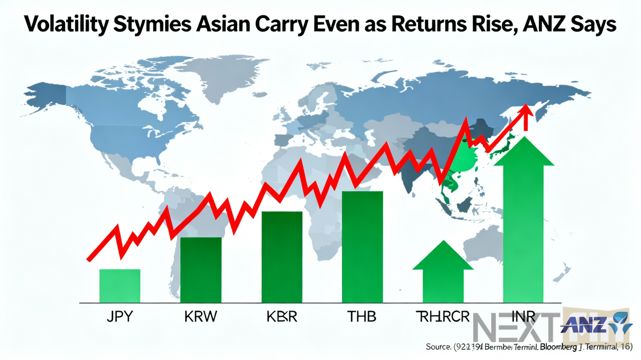 Volatility Stymies Asian Carry Even as Returns Rise, ANZ Says