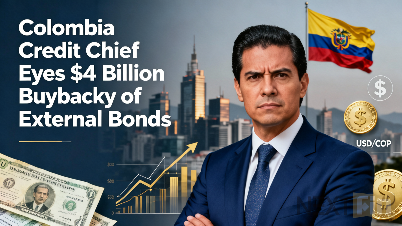 Colombia Credit Chief Eyes $4 Billion Buyback of External Bonds