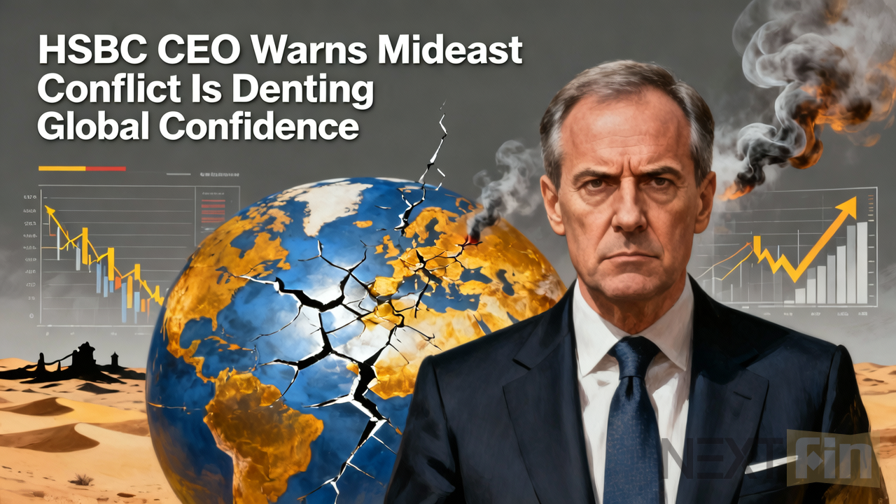 HSBC CEO Warns Mideast Conflict Is Denting Global Confidence