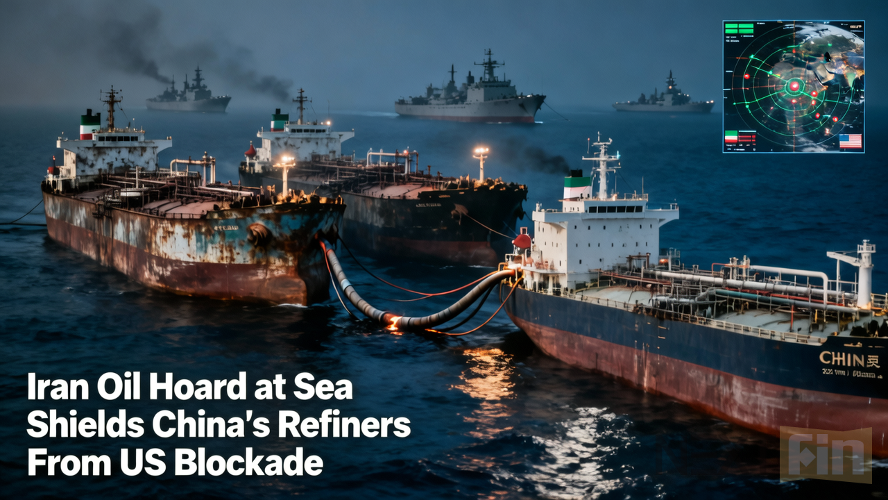 Iran Oil Hoard at Sea Shields China’s Refiners From US Blockade