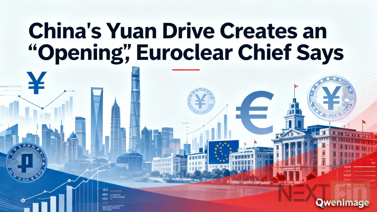 China’s Yuan Drive Creates an ‘Opening,’ Euroclear Chief Says