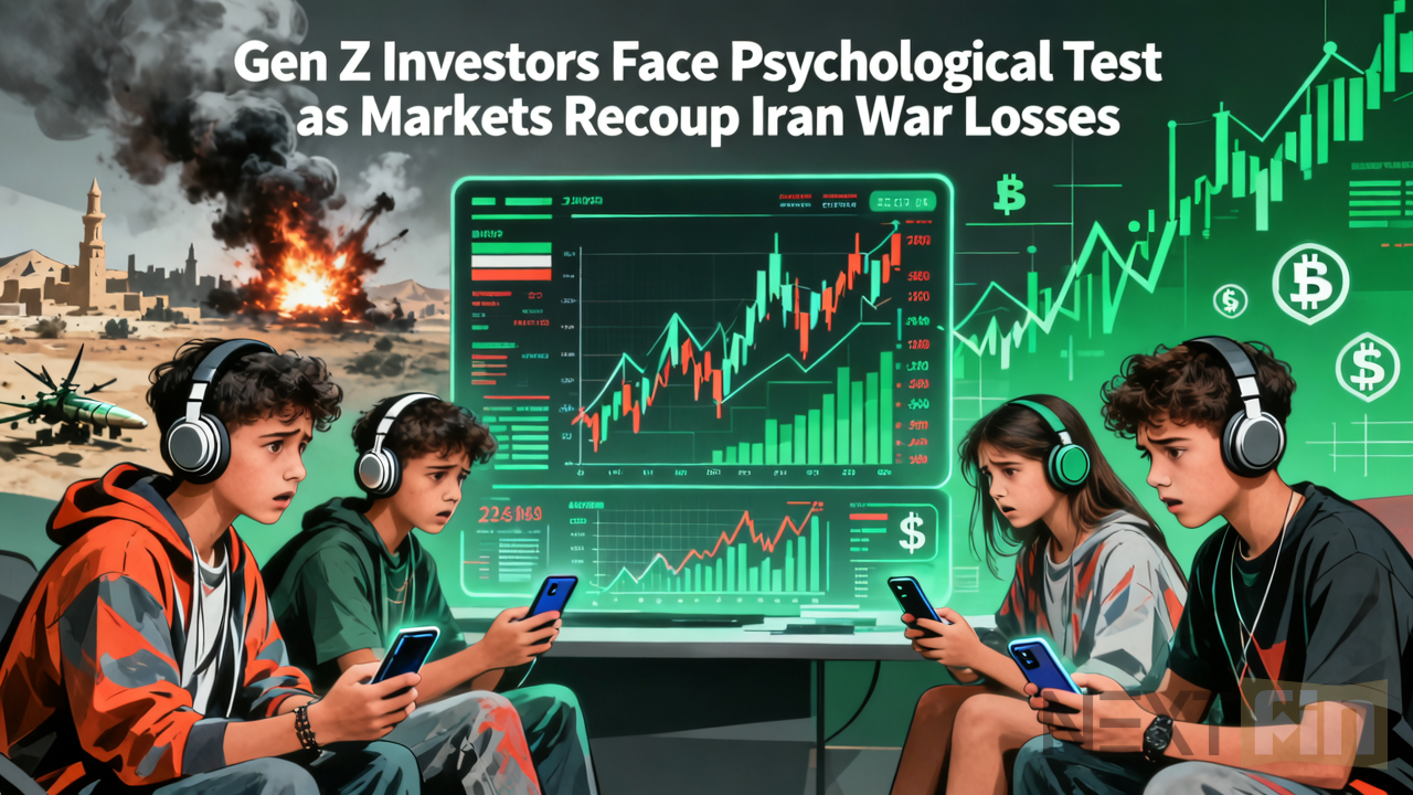 Gen Z Investors Face Psychological Test as Markets Recoup Iran War Losses