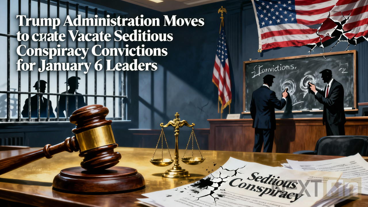 Trump Administration Moves to Vacate Seditious Conspiracy Convictions for January 6 Leaders