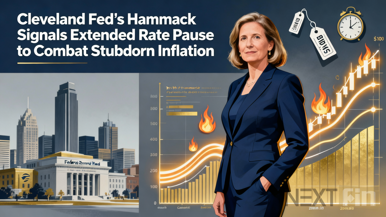 Cleveland Fed’s Hammack Signals Extended Rate Pause to Combat Stubborn Inflation