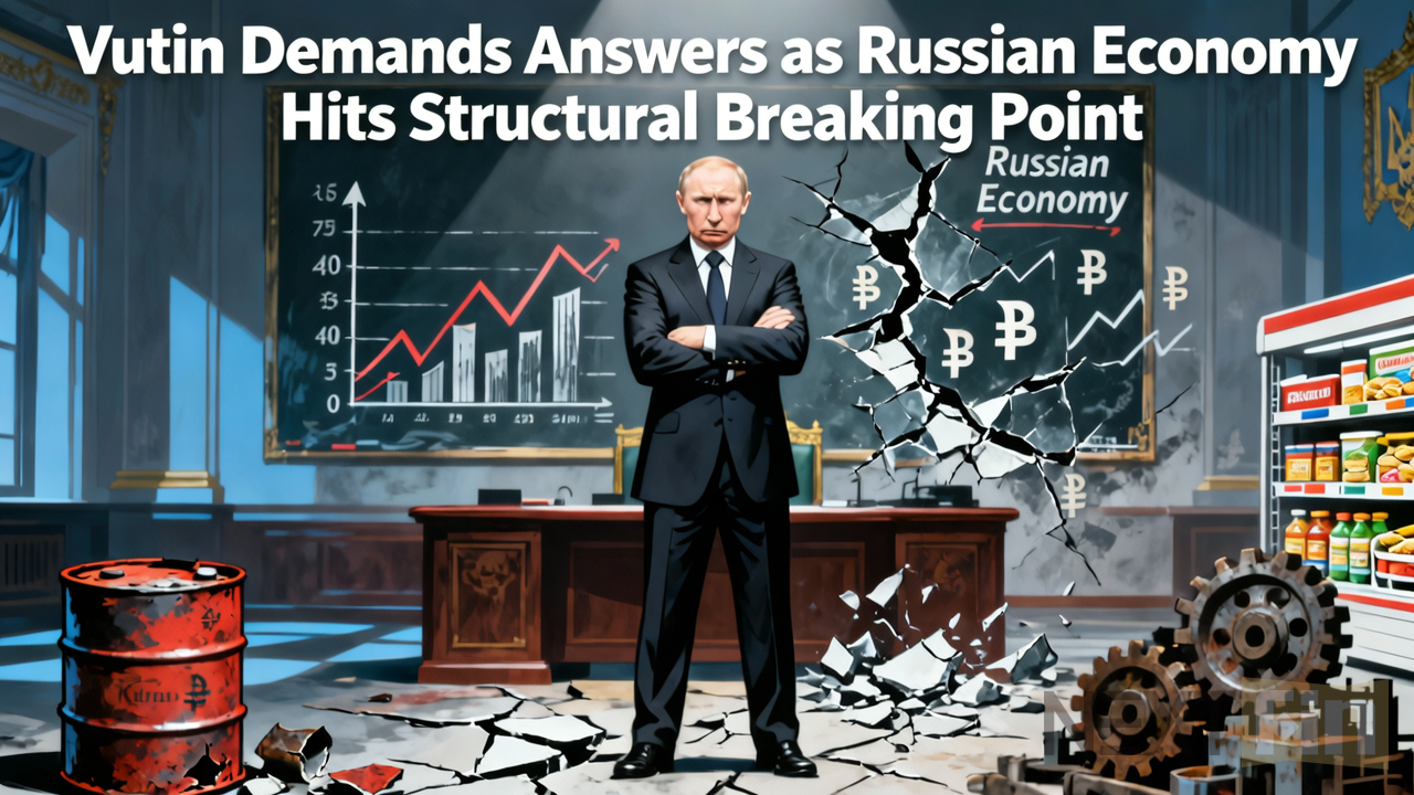 Putin Demands Answers as Russian Economy Hits Structural Breaking Point