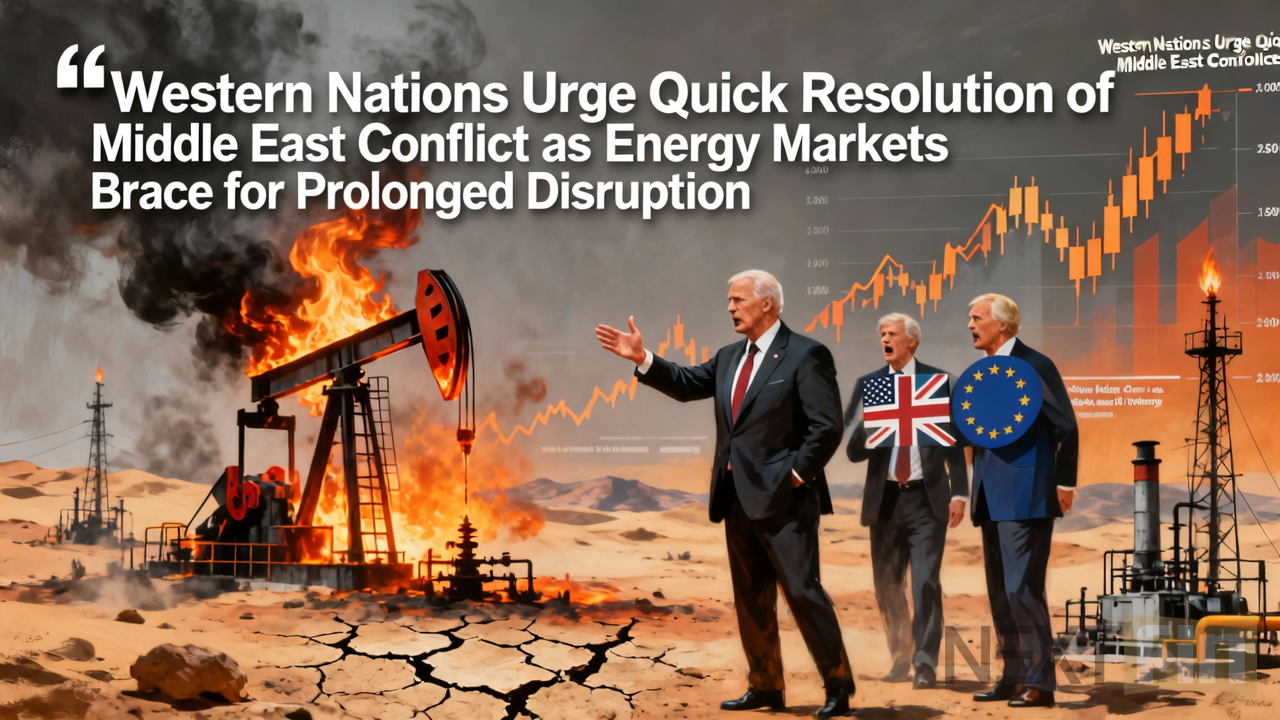 Western Nations Urge Quick Resolution of Middle East Conflict as Energy Markets Brace for Prolonged Disruption