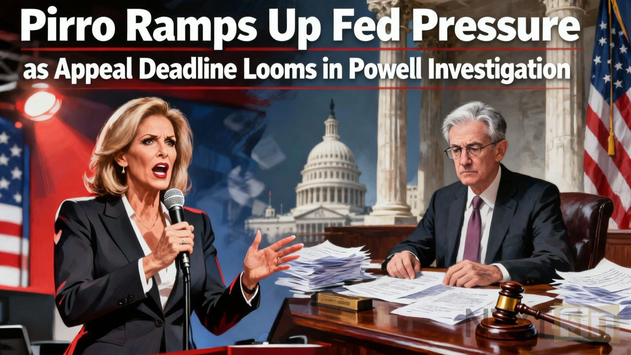 Pirro Ramps Up Fed Pressure as Appeal Deadline Looms in Powell Investigation