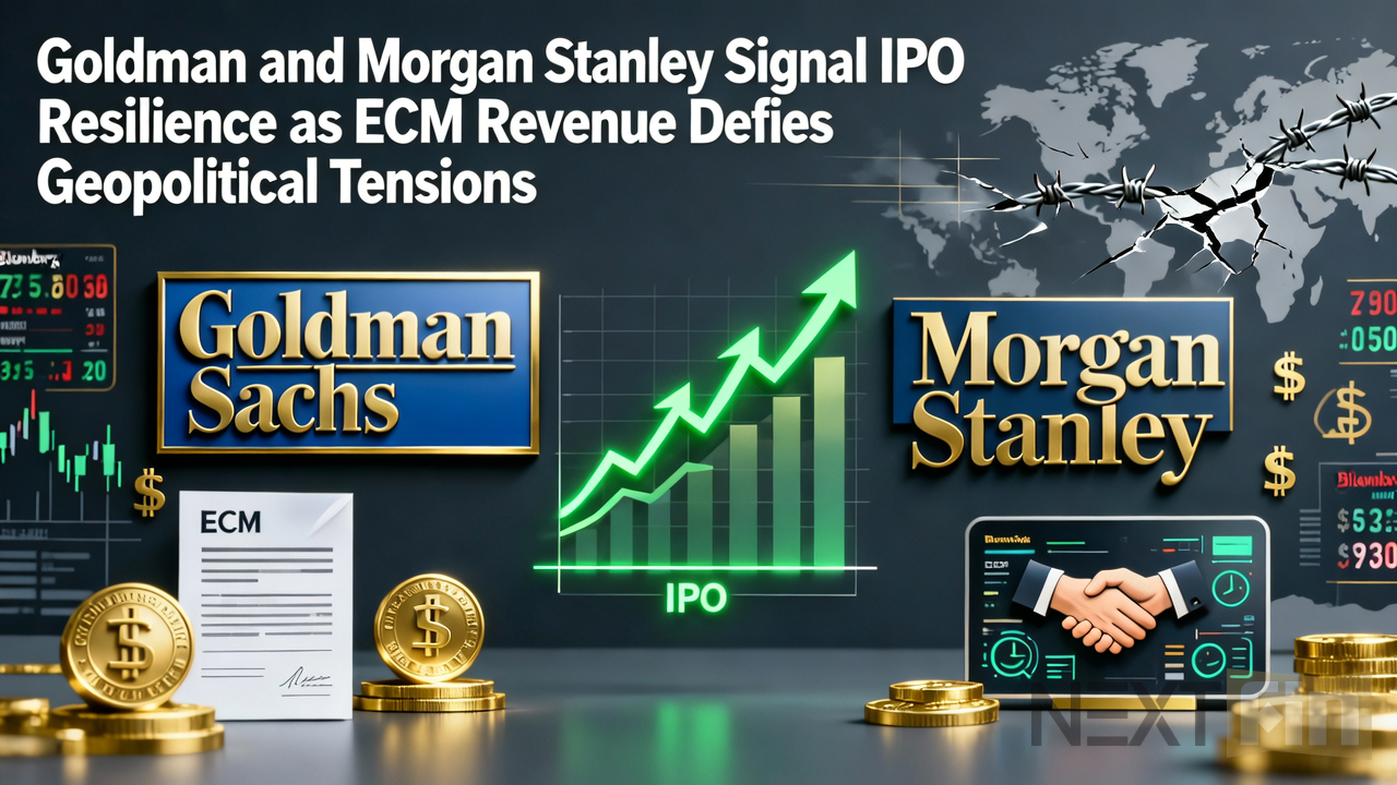 Goldman and Morgan Stanley Signal IPO Resilience as ECM Revenue Defies Geopolitical Tensions