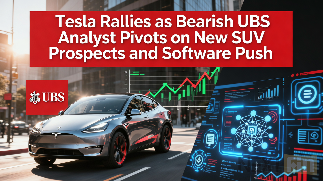 Tesla Rallies as Bearish UBS Analyst Pivots on New SUV Prospects and Software Push