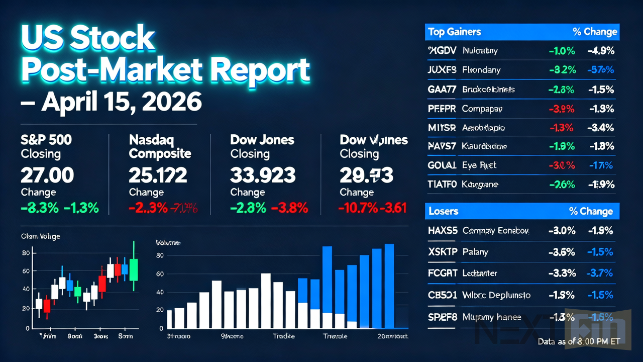 US Stock Post-Market Report - April 15, 2026