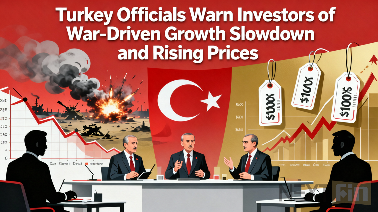 Turkey Officials Warn Investors of War-Driven Growth Slowdown and Rising Prices