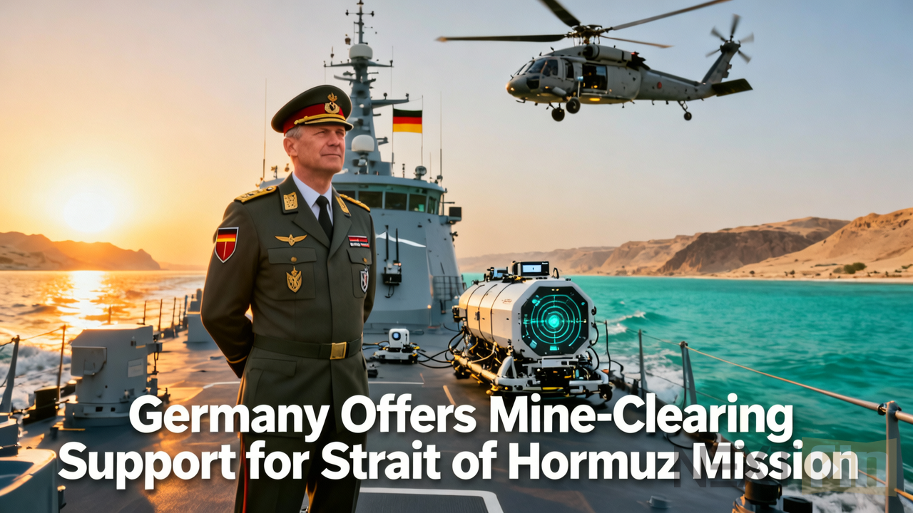 Germany Offers Mine-Clearing Support for Strait of Hormuz Mission