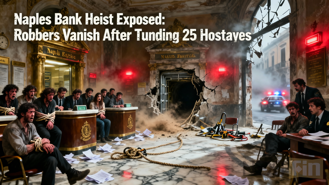 Naples Bank Heist Exposed: Robbers Vanish via Tunnels After Holding 25 Hostages