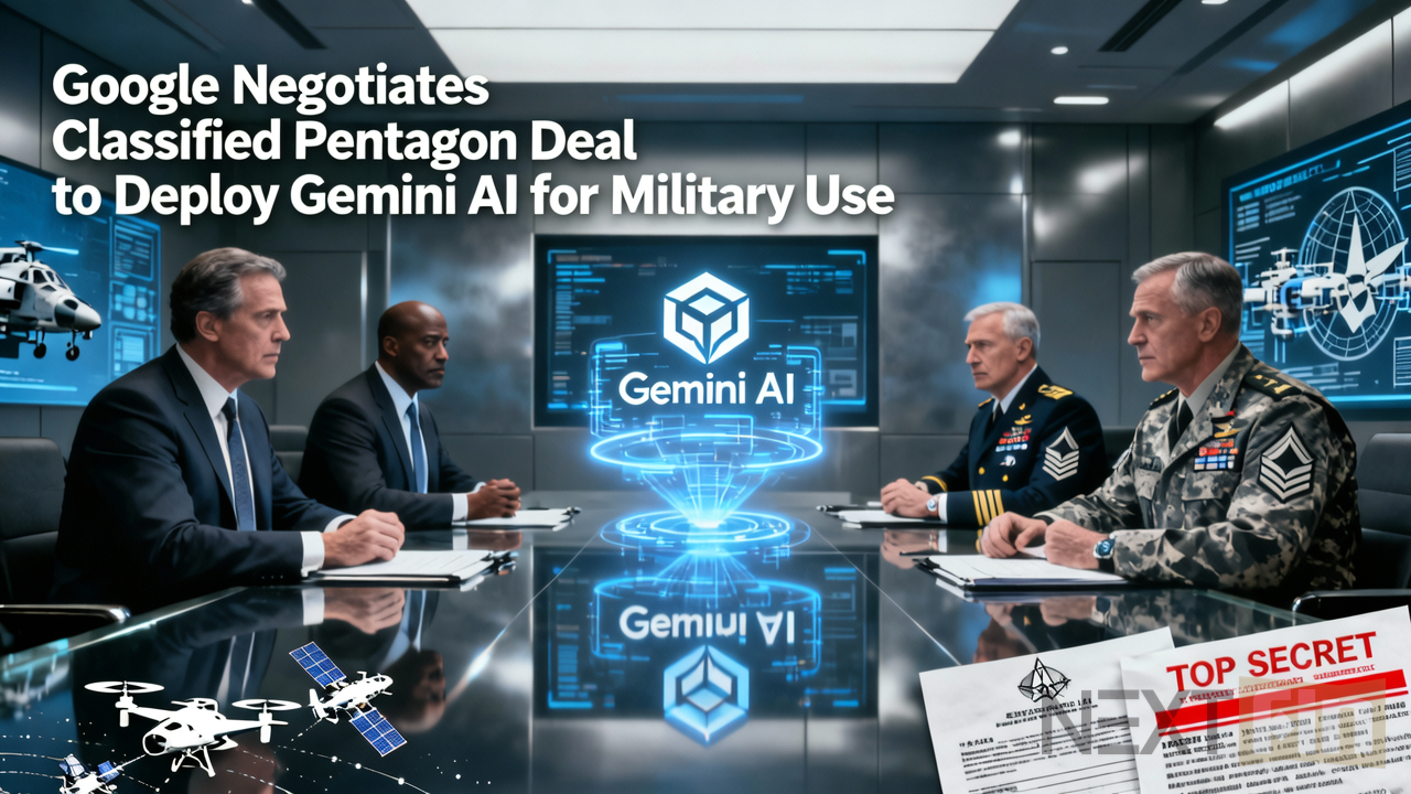 Google Negotiates Classified Pentagon Deal to Deploy Gemini AI for Military Use