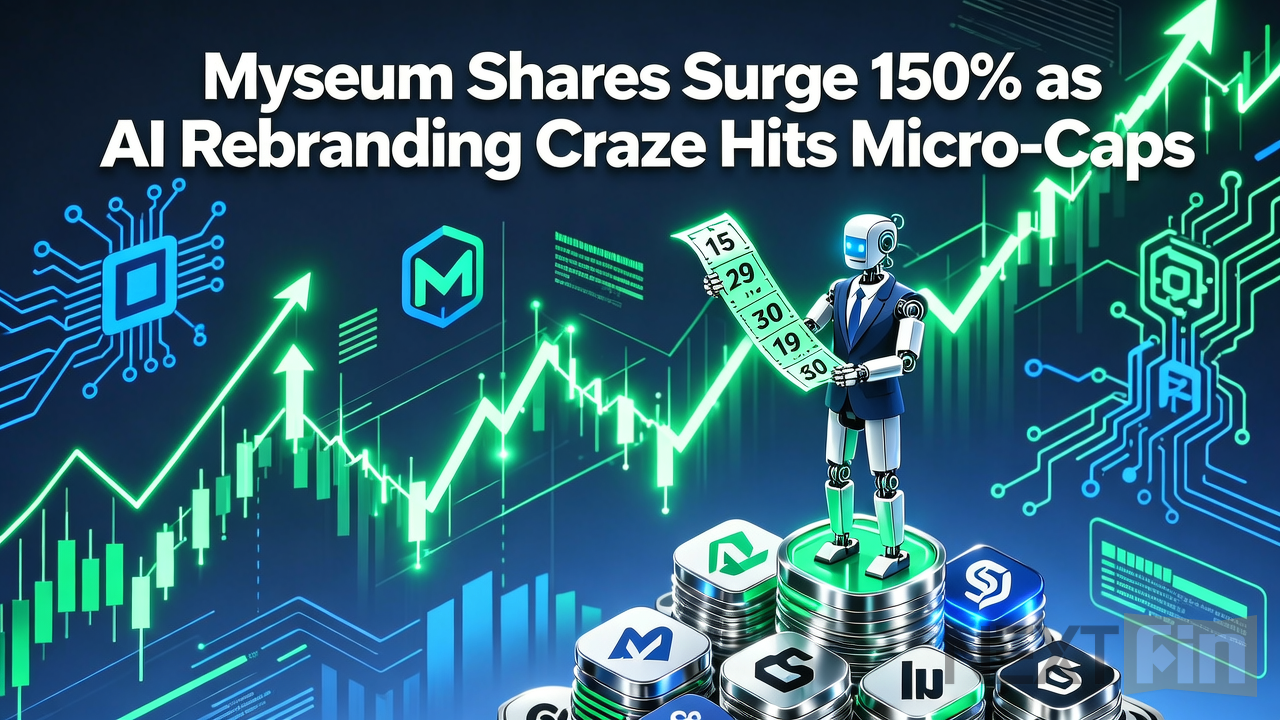 Myseum Shares Surge 150% as AI Rebranding Craze Hits Micro-Caps