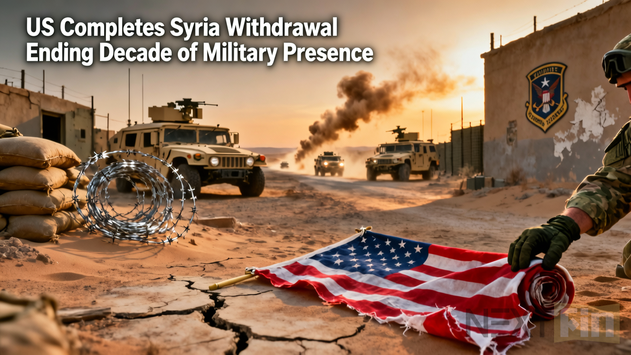 US Completes Syria Withdrawal Ending Decade of Military Presence