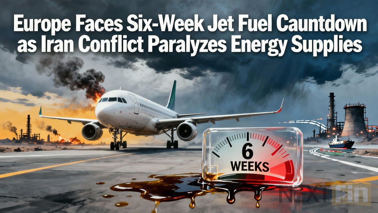 Europe Faces Six-Week Jet Fuel Countdown as Iran Conflict Paralyzes Energy Supplies