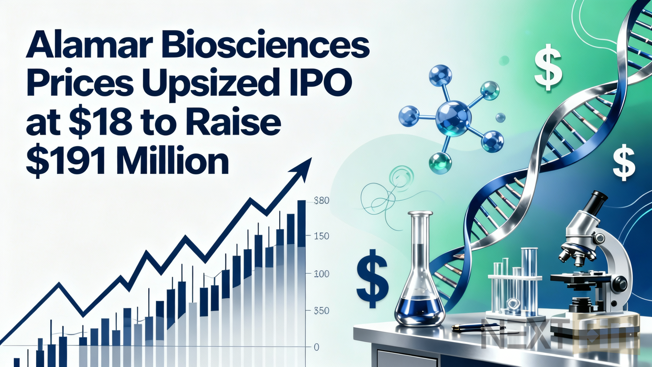 Alamar Biosciences Prices Upsized IPO at $18 to Raise $191 Million