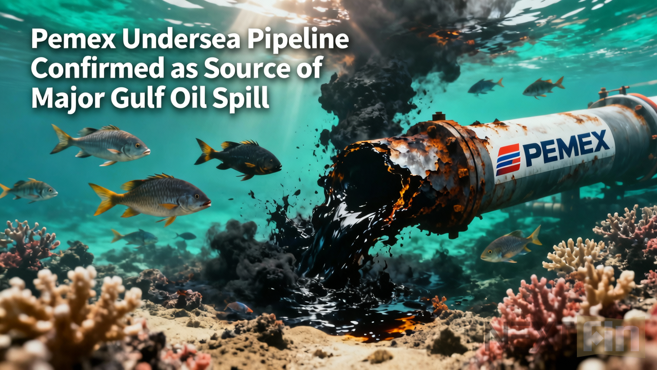 Pemex Undersea Pipeline Confirmed as Source of Major Gulf Oil Spill