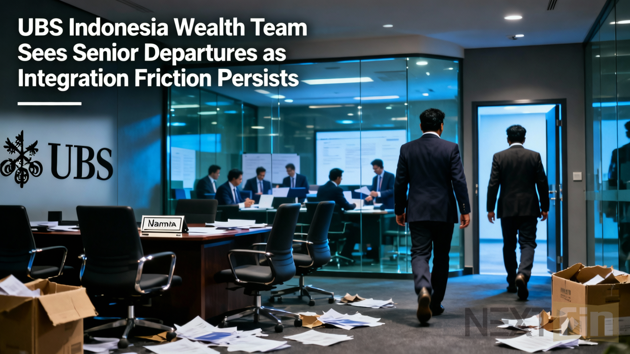 UBS Indonesia Wealth Team Sees Senior Departures as Integration Friction Persists