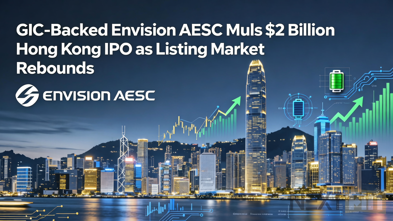 GIC-Backed Envision AESC Mulls $2 Billion Hong Kong IPO as Listing Market Rebounds