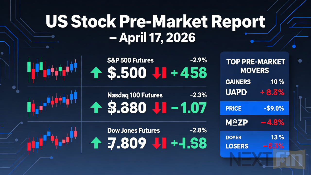 US Stock Pre-Market Report - April 17, 2026