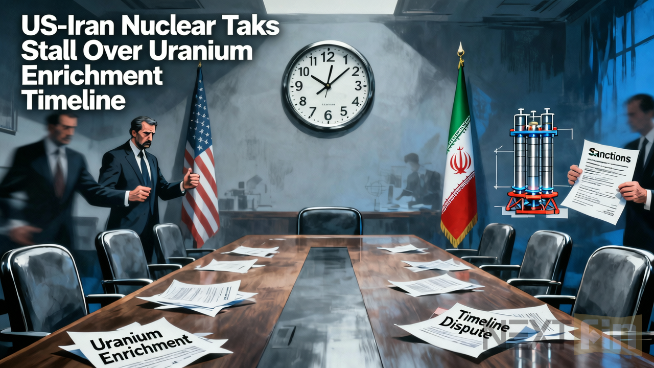 US-Iran Nuclear Talks Stall Over Uranium Enrichment Timeline