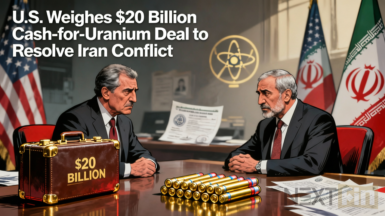 U.S. Weighs $20 Billion Cash-for-Uranium Deal to Resolve Iran Conflict