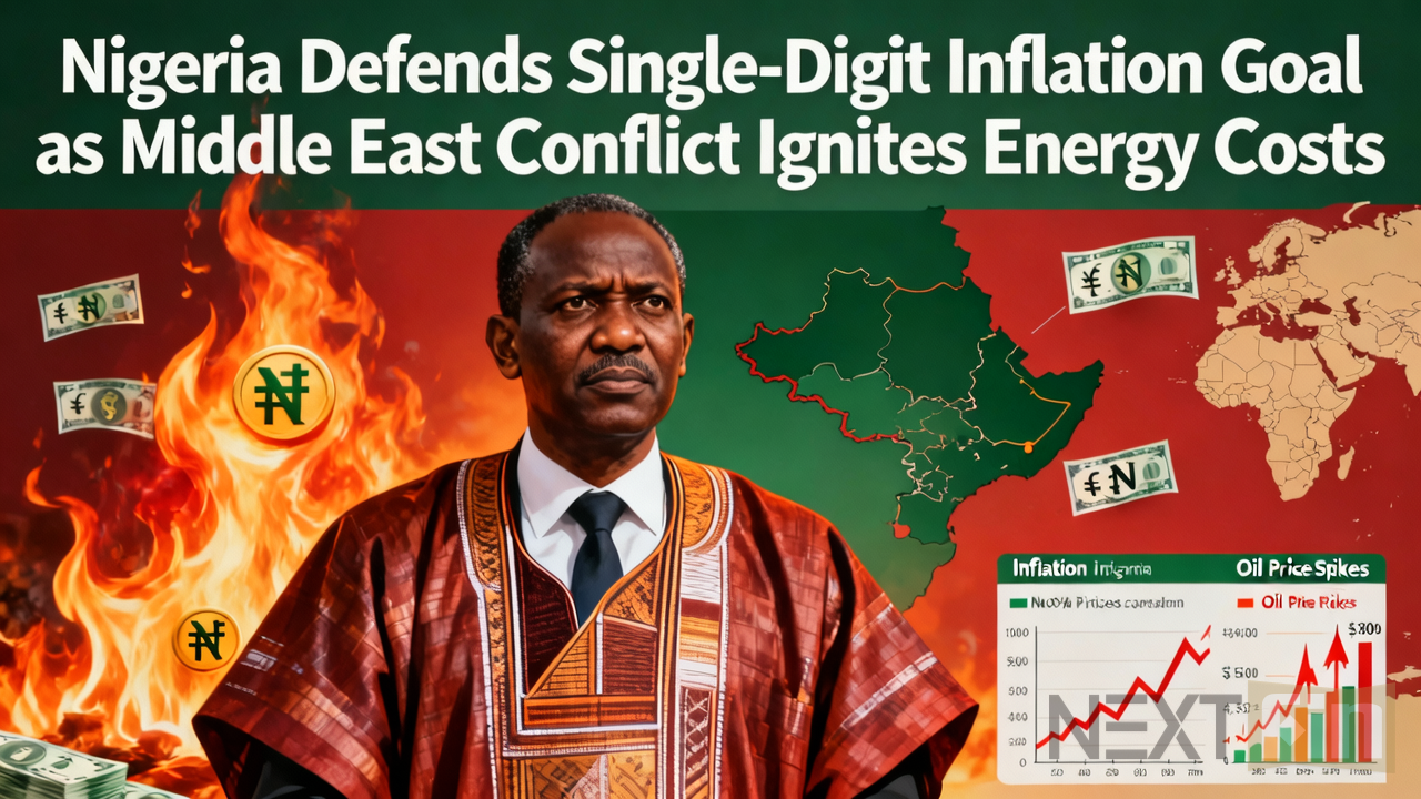Nigeria Defends Single-Digit Inflation Goal as Middle East Conflict Ignites Energy Costs