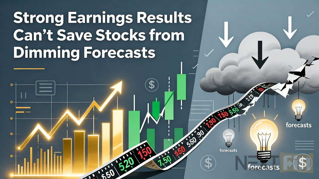 Strong Earnings Results Can’t Save Stocks from Dimming Forecasts