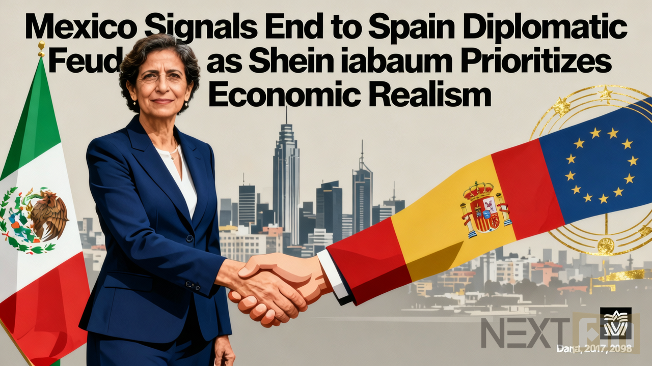 Mexico Signals End to Spain Diplomatic Feud as Sheinbaum Prioritizes Economic Realism