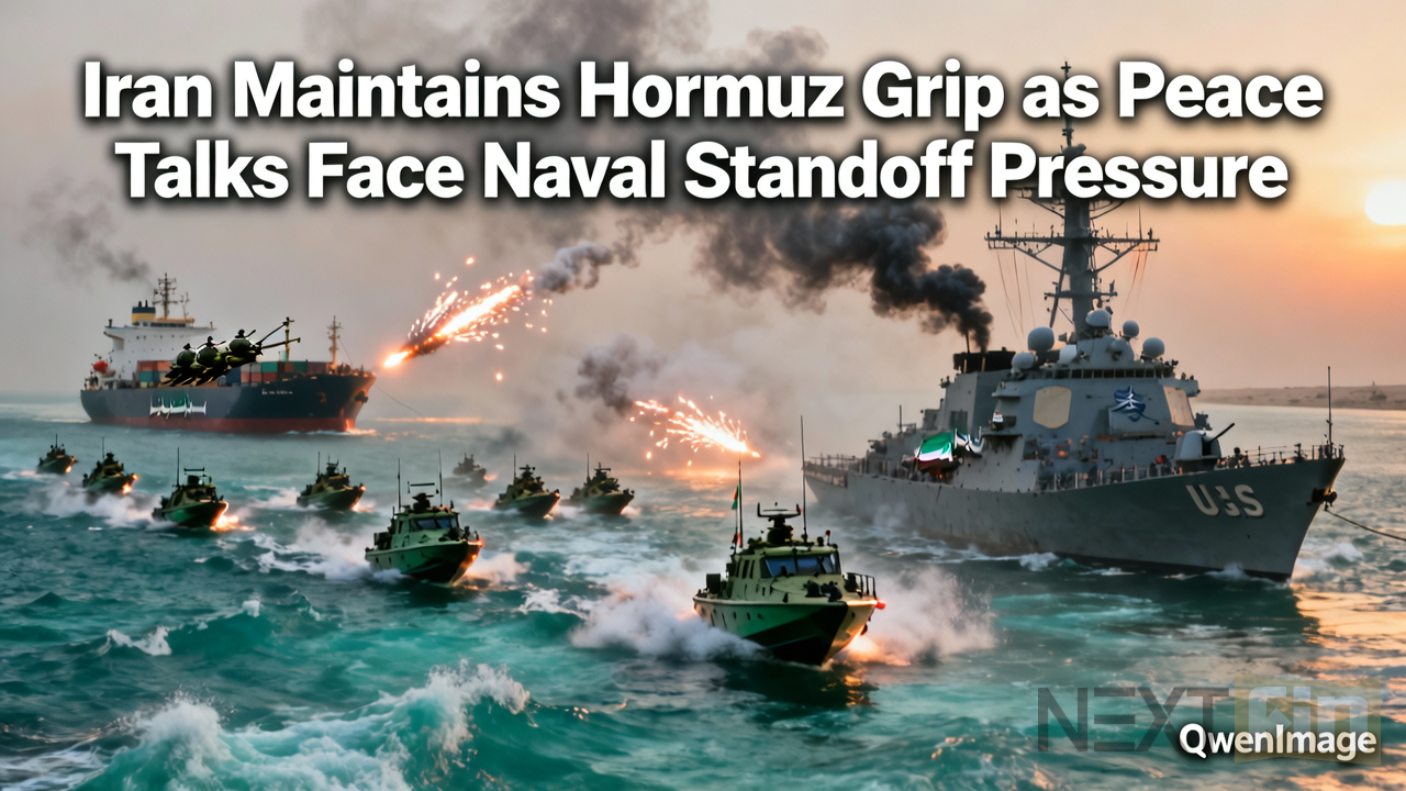 Iran Maintains Hormuz Grip as Peace Talks Face Naval Standoff Pressure