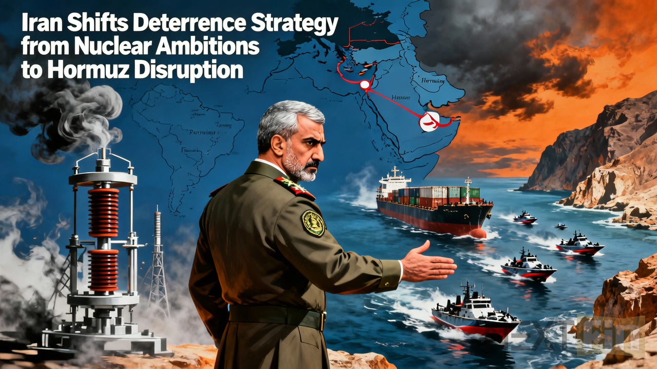 Iran Shifts Deterrence Strategy from Nuclear Ambitions to Hormuz Disruption