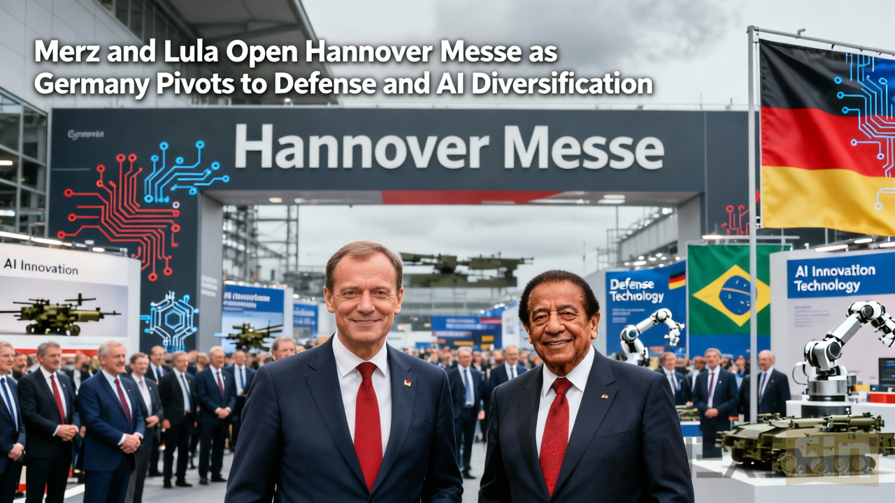 Merz and Lula Open Hannover Messe as Germany Pivots to Defense and AI Diversification
