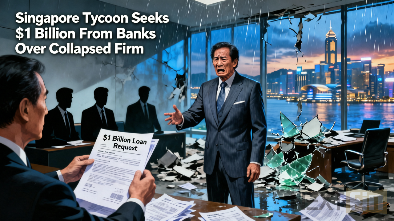 Singapore Tycoon Seeks $1 Billion From Banks Over Collapsed Firm