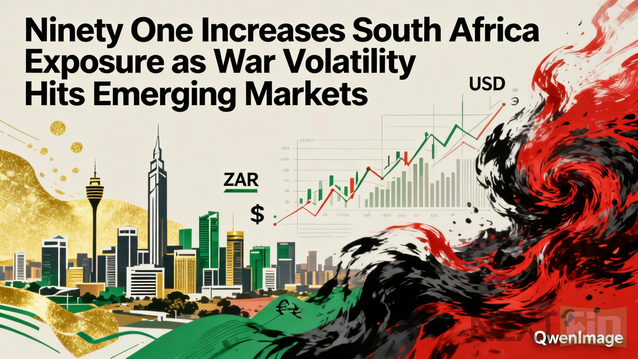 Ninety One Increases South Africa Exposure as War Volatility Hits Emerging Markets